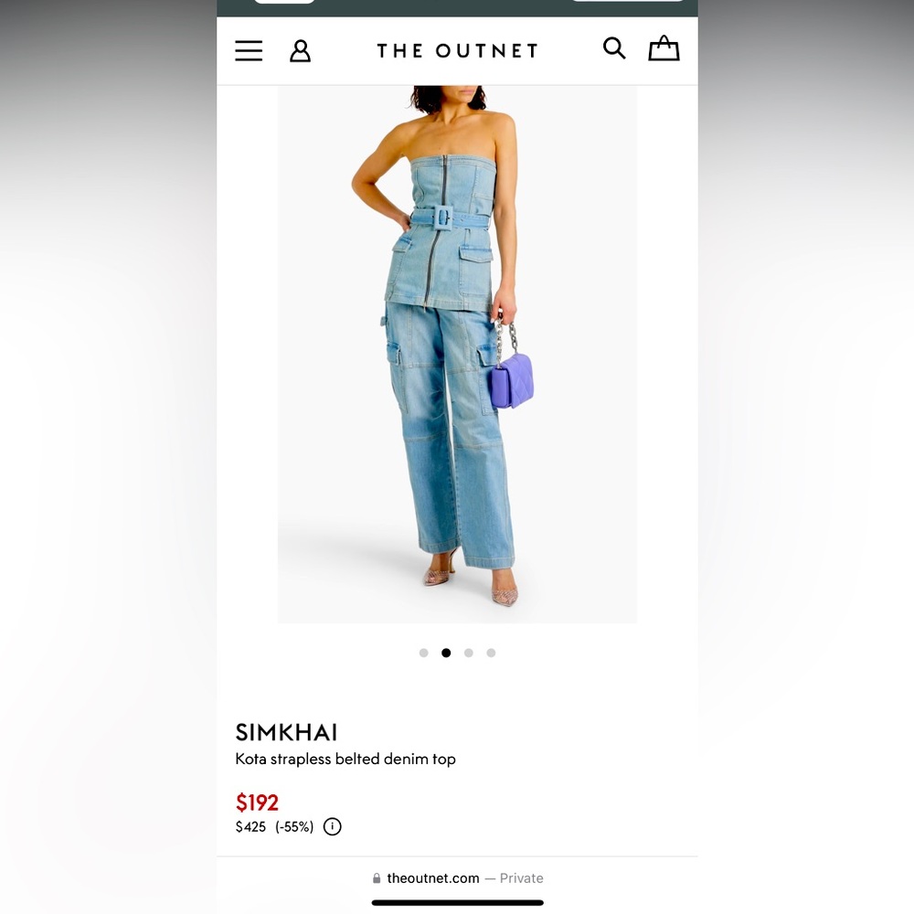 Denim top